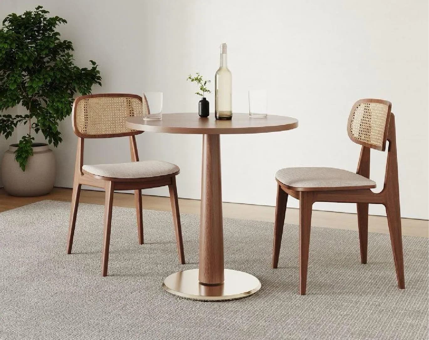 Cane Back Dining Chair